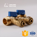Hot sale brass water manifold for underfloor heating